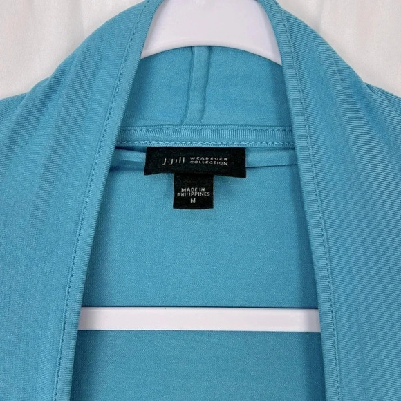 J. Jill Women’s M Stream Wearever Collection Open Front  Cardigan - Picture 3 of 8
